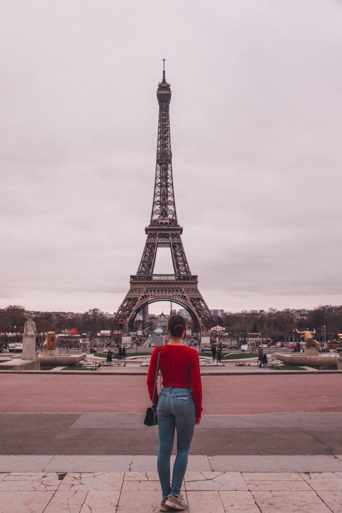 View of the Eiffel Tower: a stunning point of view