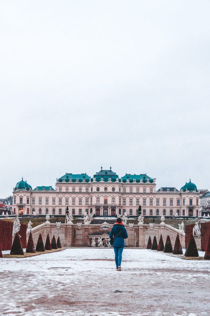 Belvedere Palace in Vienna | Winter Photo Spots in Vienna