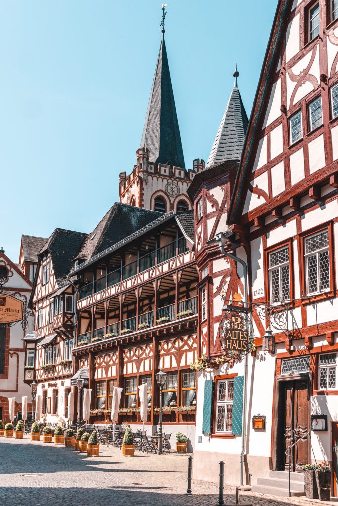 Bacharach Half-Timbered Houses in the Town Centre