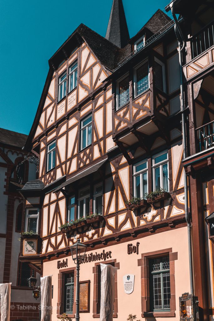 Half-timbered houses in Bacharach Germany | Fackwerkhäuser in Bacharach Deutschland