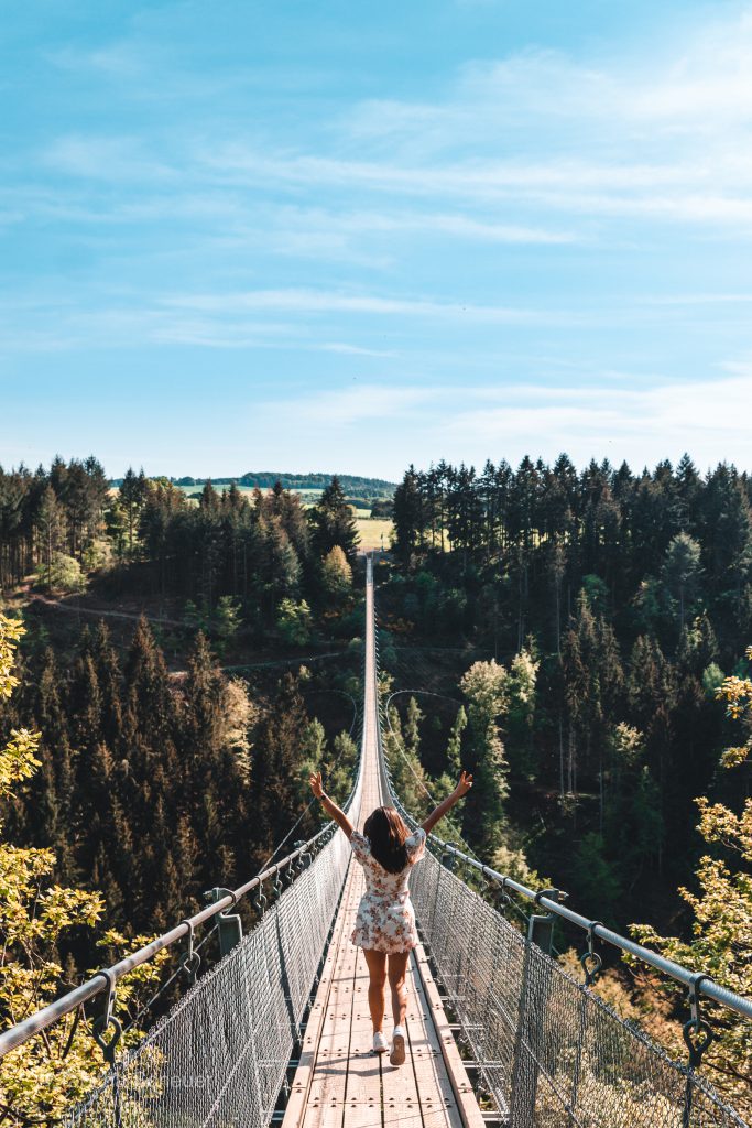 Suspension Rope Bridge Geierlay in Germany | How to visit Geierlay in Germany