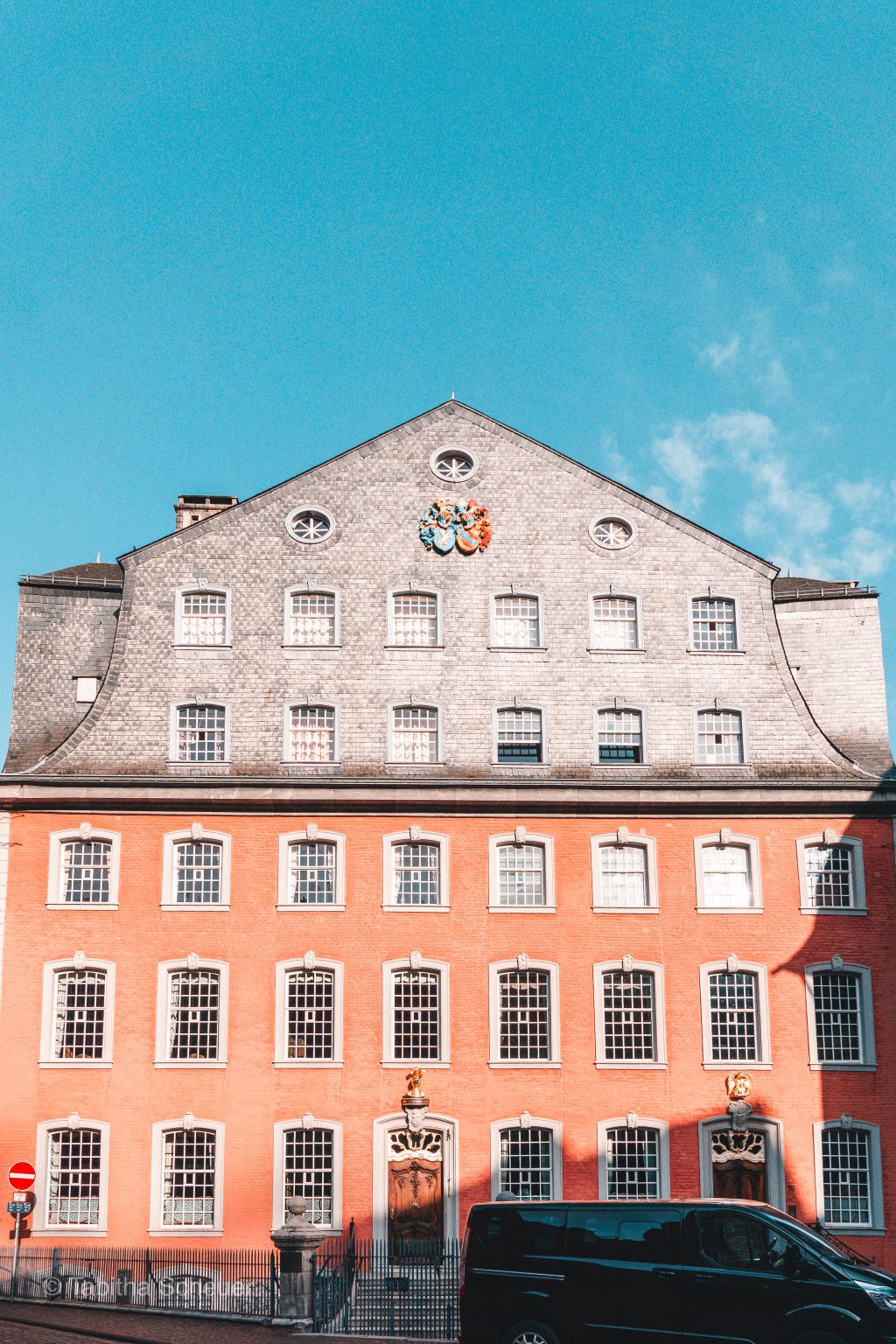 Variety of mustard jars on display at Monschau Mustard Mill