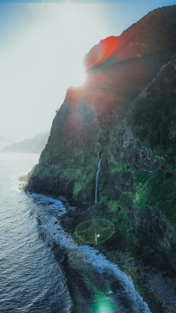 Véu da Noiva drone photography in the morning - The best spots to visit on Madeira