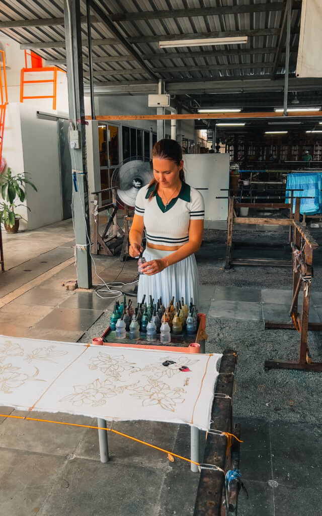 Making my own Batik in Penang