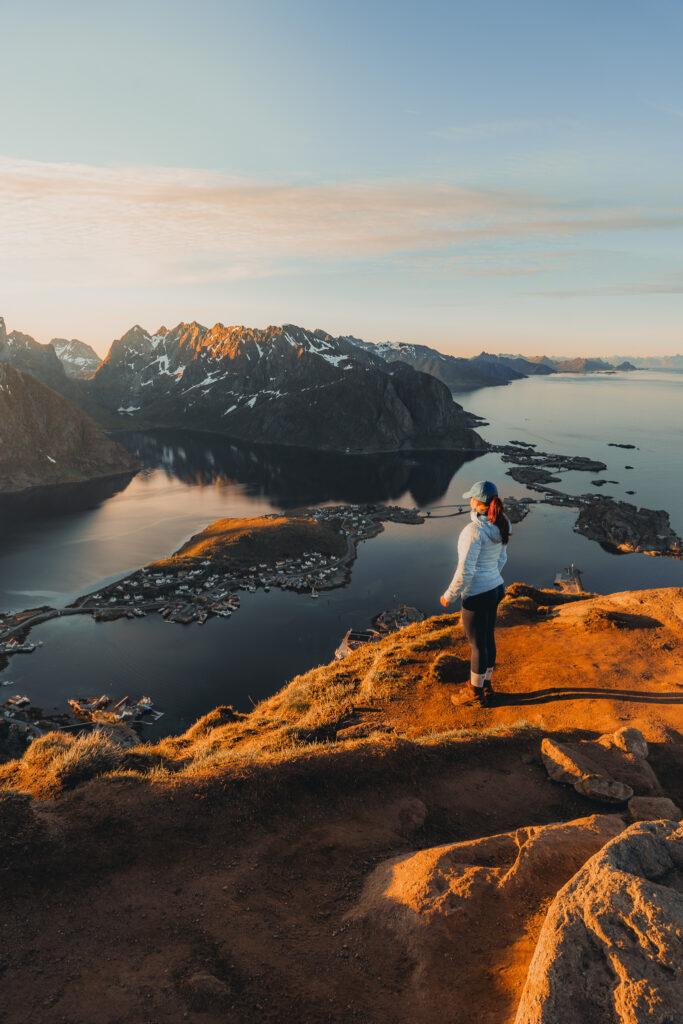 How to hike the famous Reinebringen in Lofoten Norway